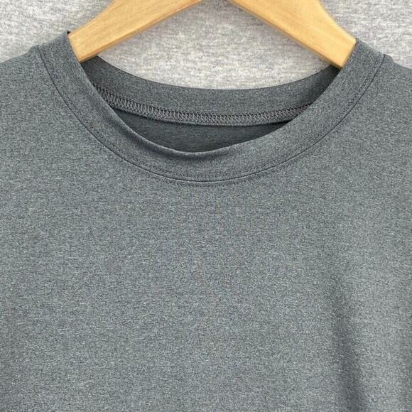 Tek Gear Shirt Mens Large Gray Compression Performance Long Sleeve Fitted Active - Picture 4 of 10